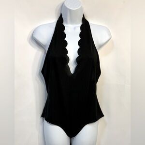 SHEIN Women’s Black Halter Bodysuit